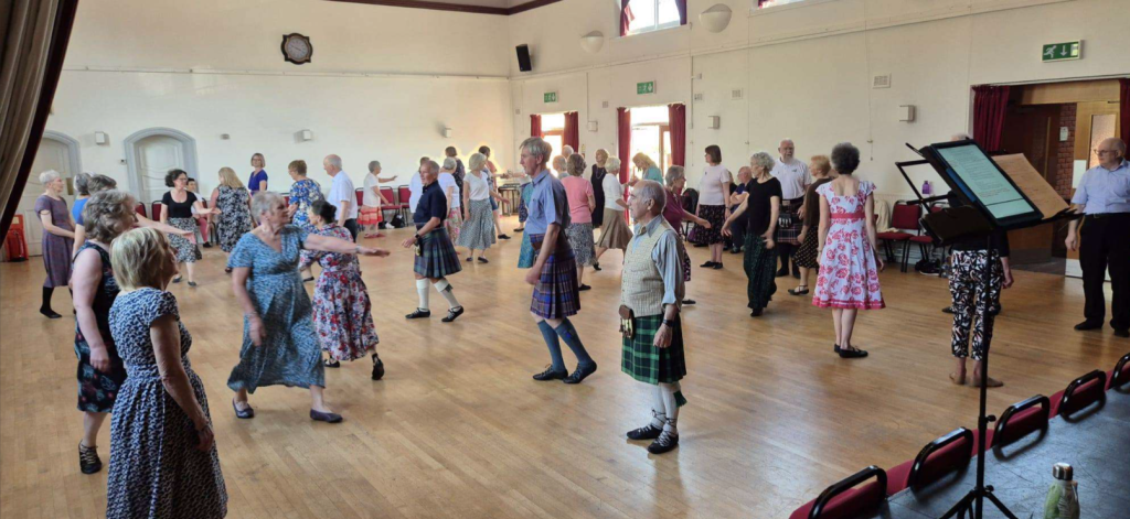 Dancers on the dancefloor at Sutton Coldfield’s 3rd Annual Afternoon Dance